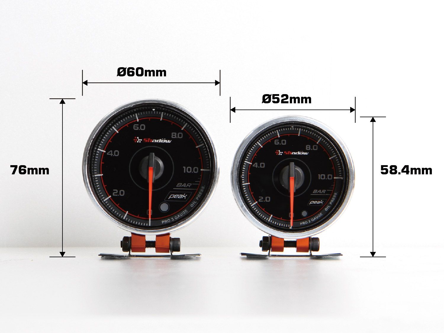 Shadow PRO3 wskaźnik wyścigowy Zegarek wyścigowy występuje w dwóch wersjach