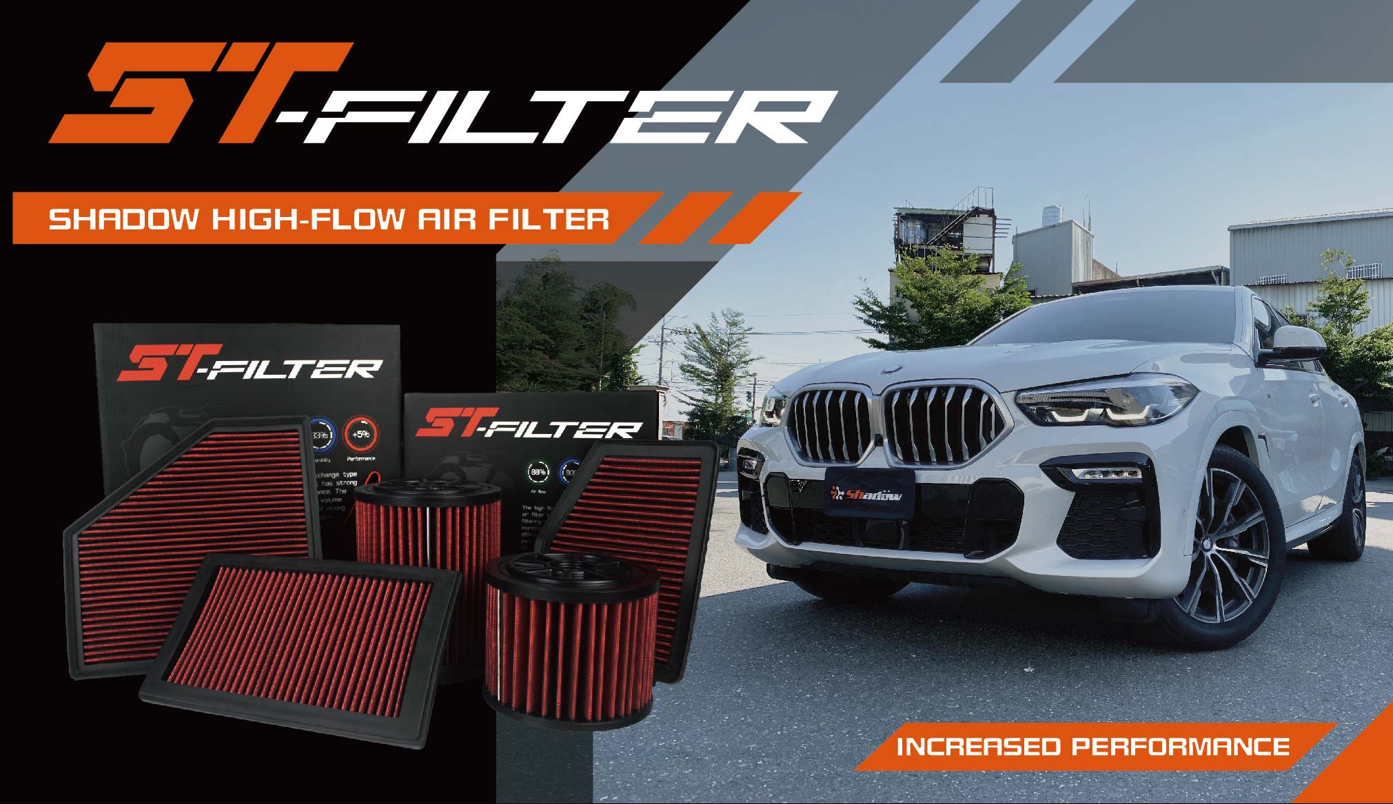 ST-FILTER HIGH FLOW AIR FILTER, Digital Electronic Boost Controller  Manufacturer